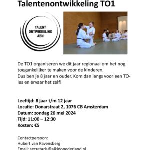 2024-05-26 Talentenontwikkeling TO1 poster